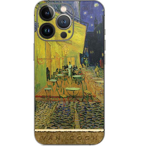 Cafe Terrace at Night by Van Gogh iPhone 15 Pro Skin
