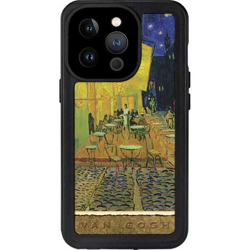 Vincent Van Gogh Cafe Terrace at Night iPhone 14 Pro Waterproof Case