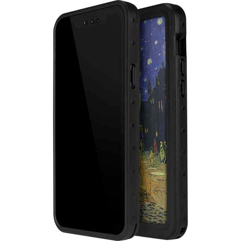 Cafe Terrace at Night by Van Gogh iPhone 15 Waterproof Case