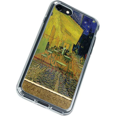 Vincent Van Gogh Cafe Terrace at Night iPhone SE (2nd & 3rd Gen) Clear Case