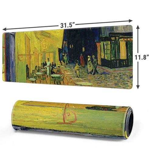 Cafe Terrace at Night by Van Gogh Gaming Mouse Pad