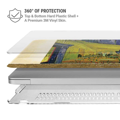 Cafe Terrace at Night by Van Gogh MacBook Air 13in M1 (2021) Case plus Skin