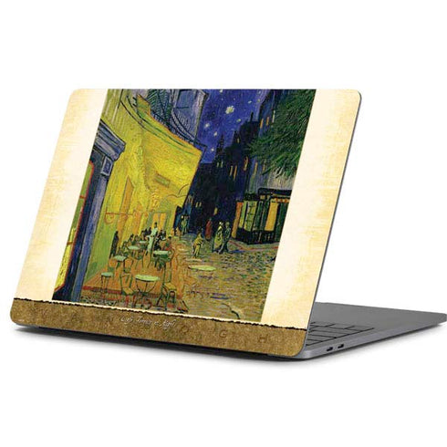 Vincent Van Gogh Cafe Terrace at Night Apple MacBook Pro 13-inch Skin