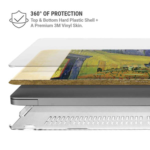 Cafe Terrace at Night by Van Gogh MacBook Pro 16in (2021-25) Case plus Skin