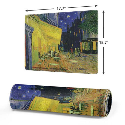 Cafe Terrace at Night by Van Gogh Gaming Mouse Pad