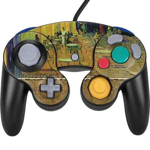 Vincent Van Gogh Cafe Terrace at Night Nintendo GameCube Controller Skin