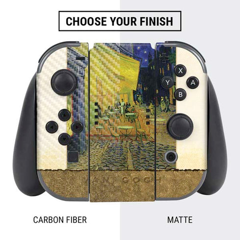 Vincent Van Gogh Cafe Terrace at Night Nintendo Switch Bundle Skin