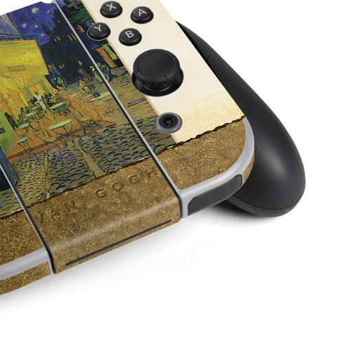 Vincent Van Gogh Cafe Terrace at Night Nintendo Switch OLED (2021) Skin
