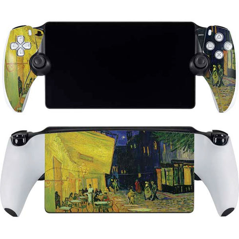 Cafe Terrace at Night by Van Gogh PlayStation Portal Remote Player Skin