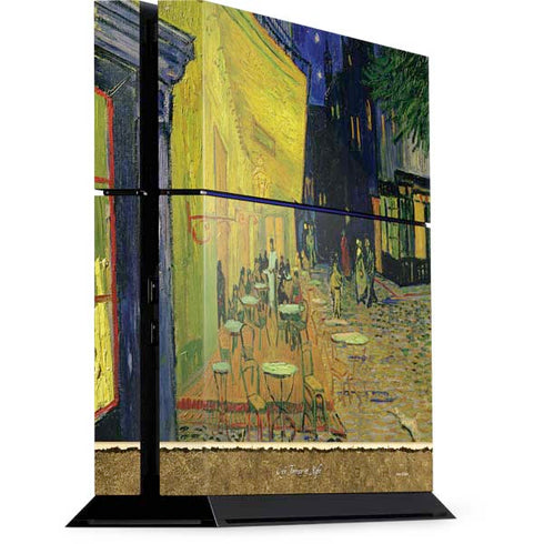 Vincent Van Gogh Cafe Terrace at Night PS4 Console Skin