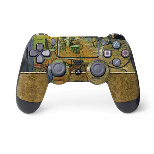 Vincent Van Gogh Cafe Terrace at Night PS4 Controller Skin