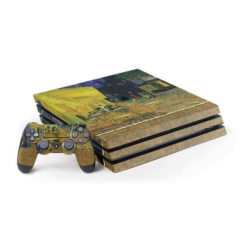 Vincent Van Gogh Cafe Terrace at Night PS4 Pro Bundle Skin