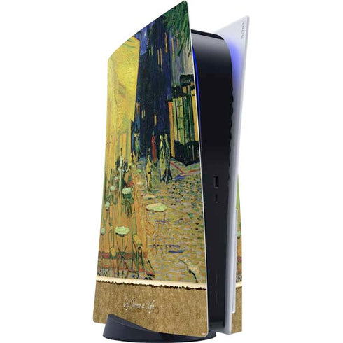 Vincent Van Gogh Cafe Terrace at Night PS5 Console Skin
