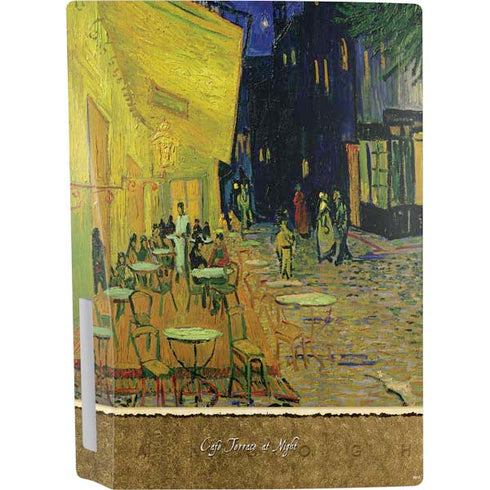 Vincent Van Gogh Cafe Terrace at Night PS5 Console Skin