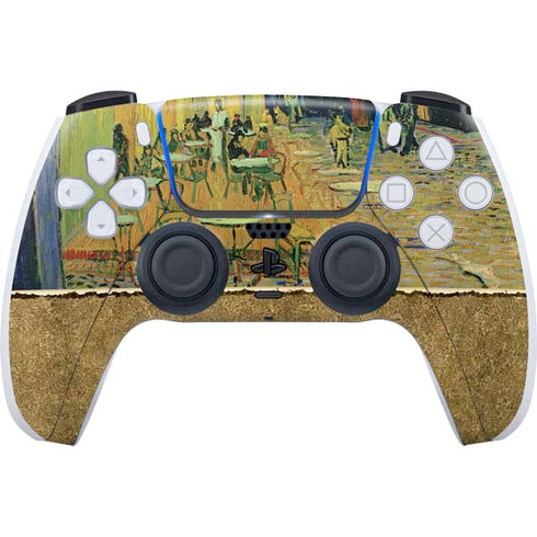 Vincent Van Gogh Cafe Terrace at Night PS5 Controller Skin