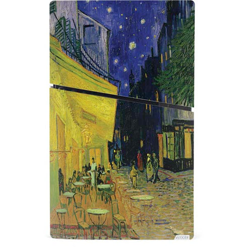 Cafe Terrace at Night by Van Gogh PS5 Slim Digital Edition Bundle Skin