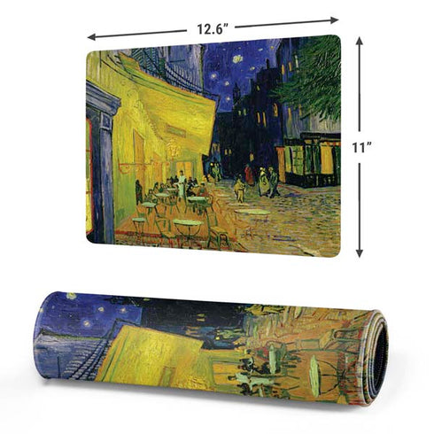 Cafe Terrace at Night by Van Gogh Gaming Mouse Pad