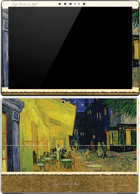 Vincent Van Gogh Cafe Terrace at Night Surface Pro 4 Skin