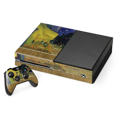 Vincent Van Gogh Cafe Terrace at Night Xbox One Console and Controller Bundle Skin