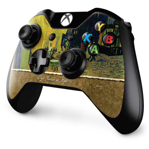 Vincent Van Gogh Cafe Terrace at Night Xbox One Controller Skin