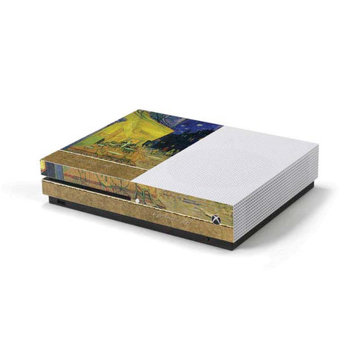Vincent Van Gogh Cafe Terrace at Night Xbox One S Console Skin