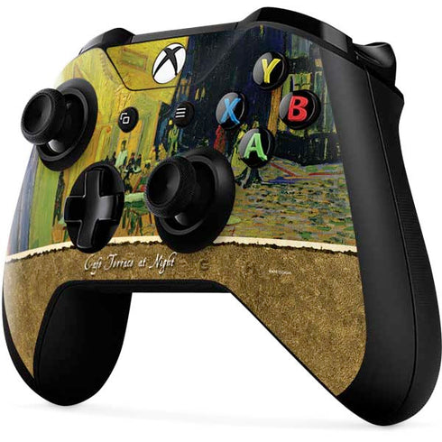 Vincent Van Gogh Cafe Terrace at Night Xbox One X Controller Skin