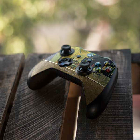 Vincent Van Gogh Cafe Terrace at Night Xbox One X Controller Skin