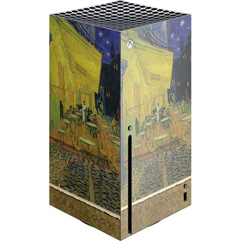 Vincent Van Gogh Cafe Terrace at Night Xbox Series X Console Skin