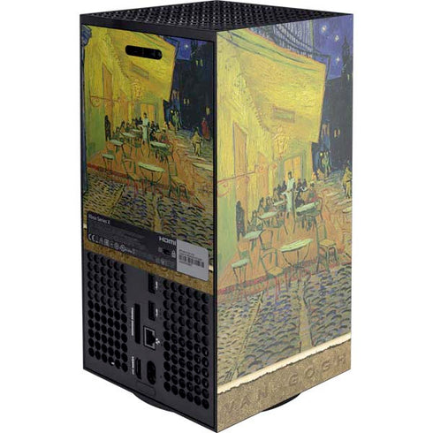 Vincent Van Gogh Cafe Terrace at Night Xbox Series X Console Skin