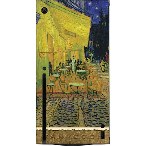 Vincent Van Gogh Cafe Terrace at Night Xbox Series X Console Skin