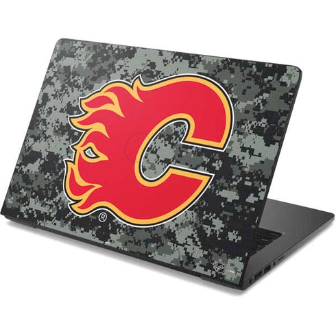 NHL Calgary Flames Camo Dell Chromebook Skin
