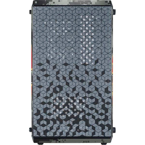 NHL Calgary Flames Camo Cooler Master MasterBox Q300L Mini Tower Skin