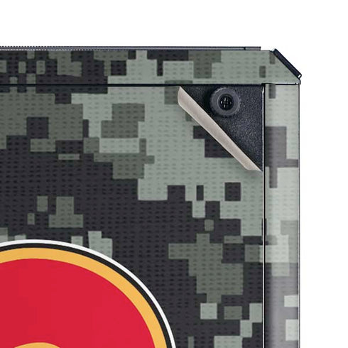 NHL Calgary Flames Camo Cooler Master MasterBox Q300L Mini Tower Skin