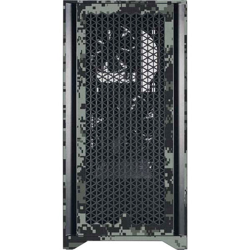 NHL Calgary Flames Camo Corsair 4000D Tempered Glass Mid-Tower ATX Case Skin