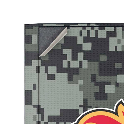 NHL Calgary Flames Camo Corsair 4000D Tempered Glass Mid-Tower ATX Case Skin