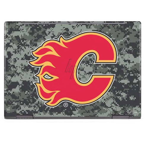 NHL Calgary Flames Camo HP Envy Skin