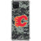 NHL Calgary Flames Camo Galaxy A12 Clear Case