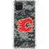 NHL Calgary Flames Camo Galaxy A12 Clear Case