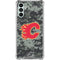 NHL Calgary Flames Camo Galaxy A13 5G Clear Case