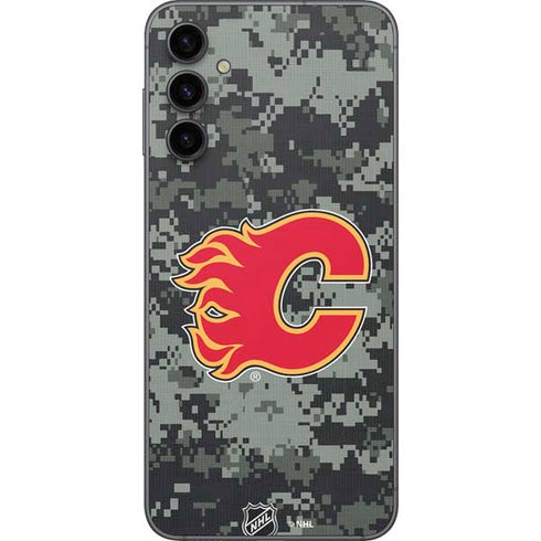 NHL Calgary Flames Camo Galaxy A14 5G Skin