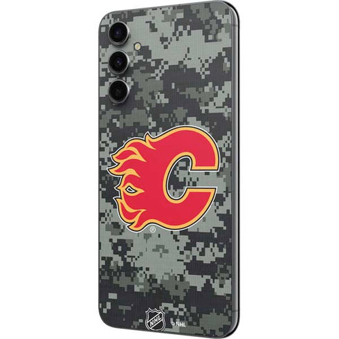 NHL Calgary Flames Camo Galaxy A14 5G Skin