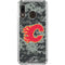 NHL Calgary Flames Camo Galaxy A30 Clear Case