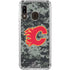 NHL Calgary Flames Camo Galaxy A30 Clear Case