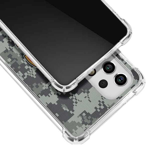 NHL Calgary Flames Camo Galaxy A53 5G Clear Case