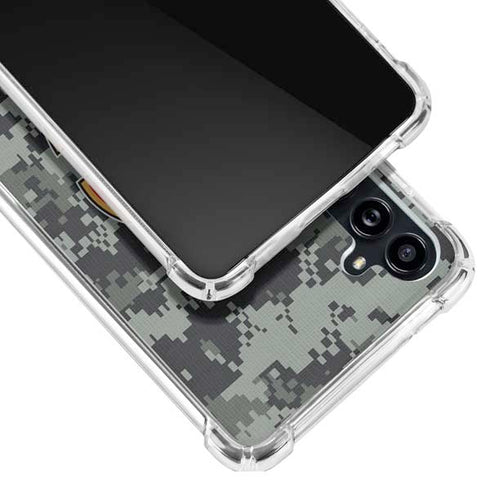 NHL Calgary Flames Camo Galaxy A54 5G Clear Case
