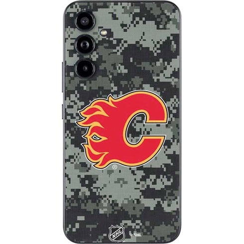NHL Calgary Flames Camo Galaxy A54 5G Skin