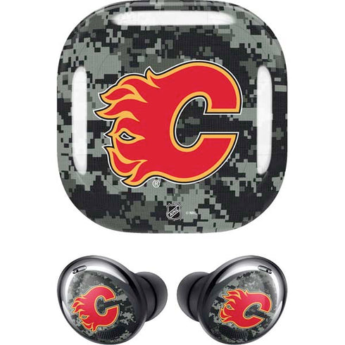 NHL Calgary Flames Camo Galaxy Buds Pro Skin