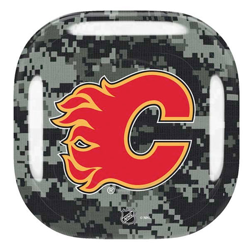 NHL Calgary Flames Camo Galaxy Buds Pro Skin
