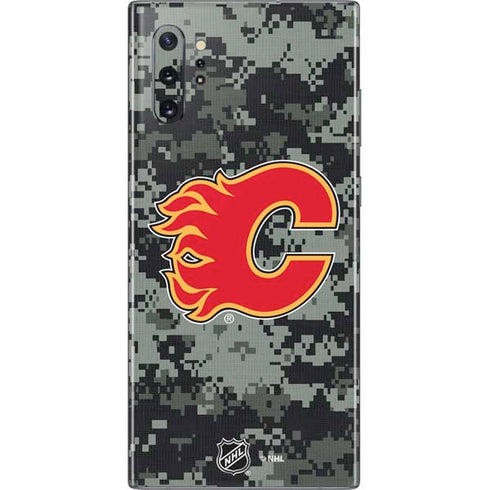 NHL Calgary Flames Camo Galaxy Note 10 Plus Skin