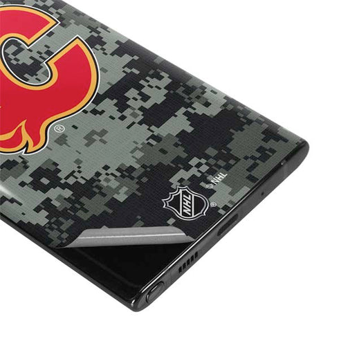 NHL Calgary Flames Camo Galaxy Note 10 Plus Skin